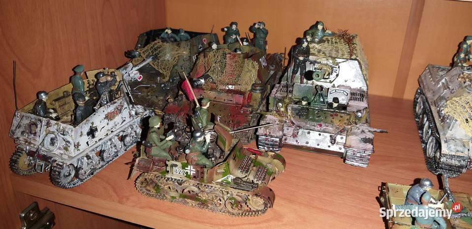 modele czołgów skala 135 sklejone i pomalowane Warszawa