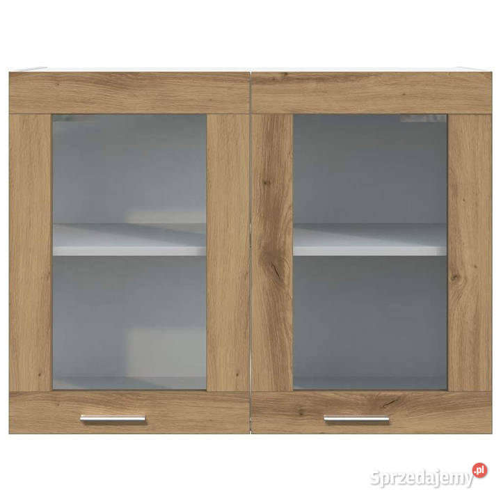 Szafka wisząca z szybą dąb artisan 80x31x60 Kuchenne Warszawa sprzedam