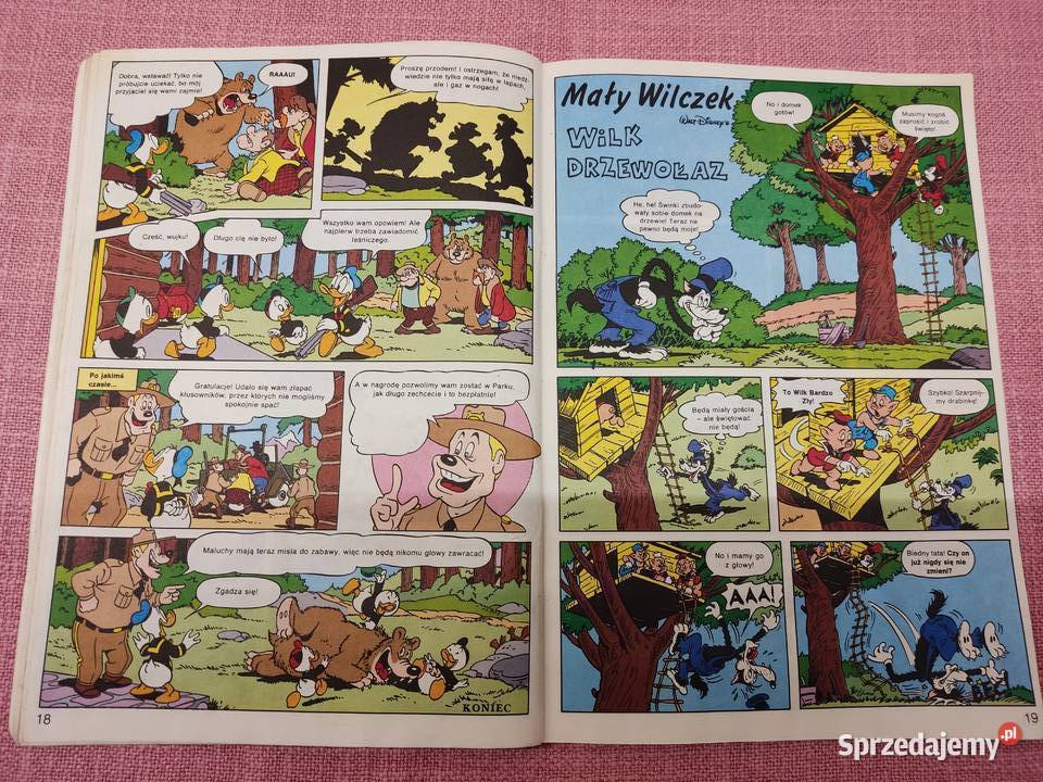 Komiks Mickey Mouse z 1991 r wersja Polska Walt opolskie Głuchołazy
