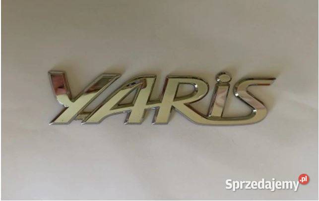 Napis emblemat Toyota Yaris II osobowe Pozostałe kujawsko-pomorskie Lipno