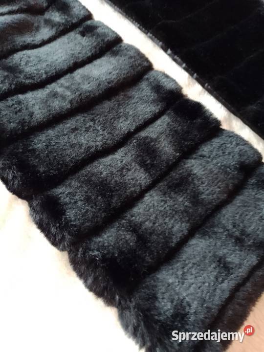 ZARADługi futrzany szal futerko Etola kołnierz małopolskie Kraków