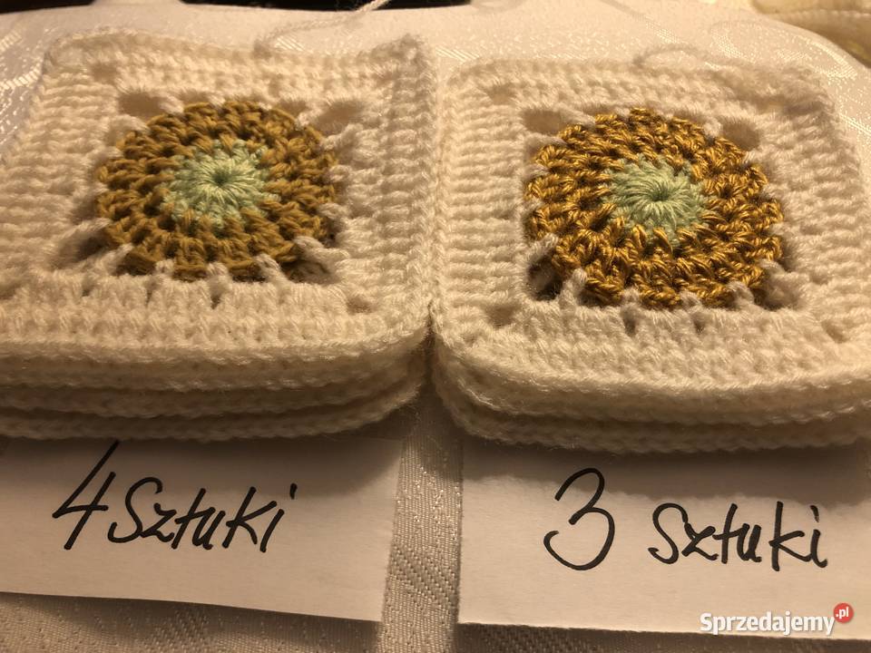 kwadrat babuni kwiaty poduszka narzuta95100