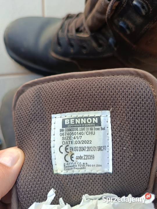 Sprzedam buty Bennon Commodore light Militaria Siedlce