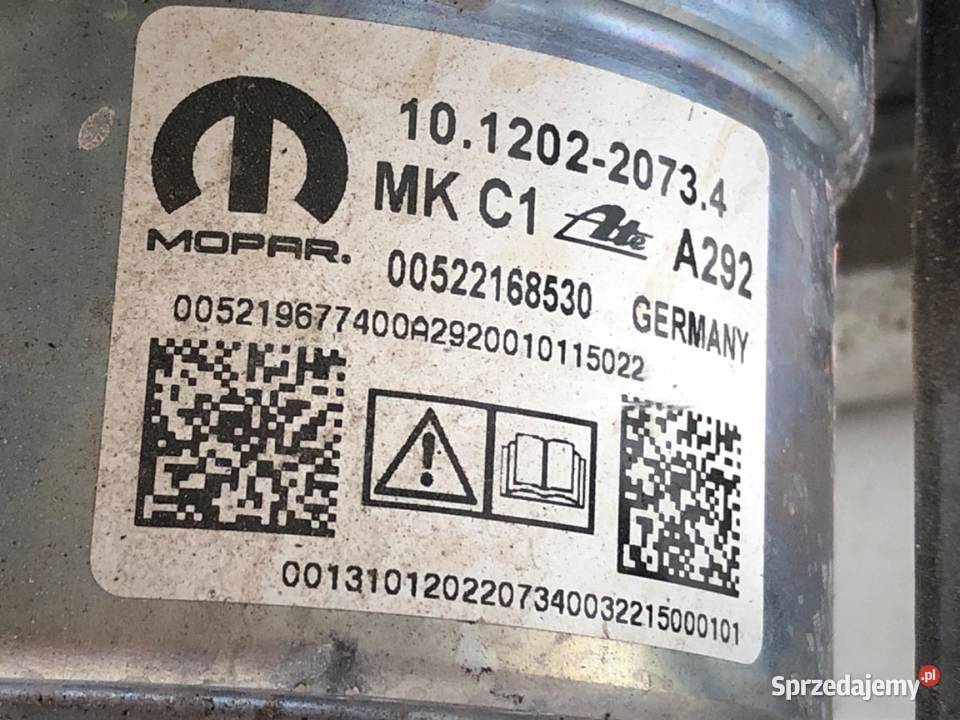 POMPA ABS JEEP COMPASS MP 00522168530 15 131 osobowe podkarpackie