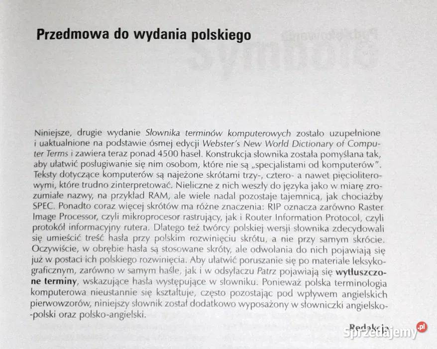 Słownik terminów komputerowych Bryan Pozostałe Chełm