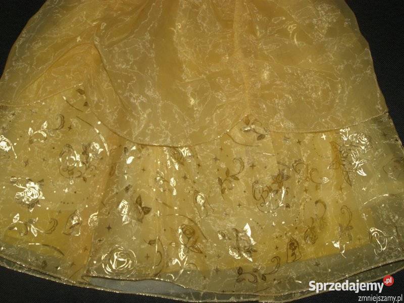 Strój kostium przebranie BELLA PIĘKNA I BESTIA 4 4 lata+