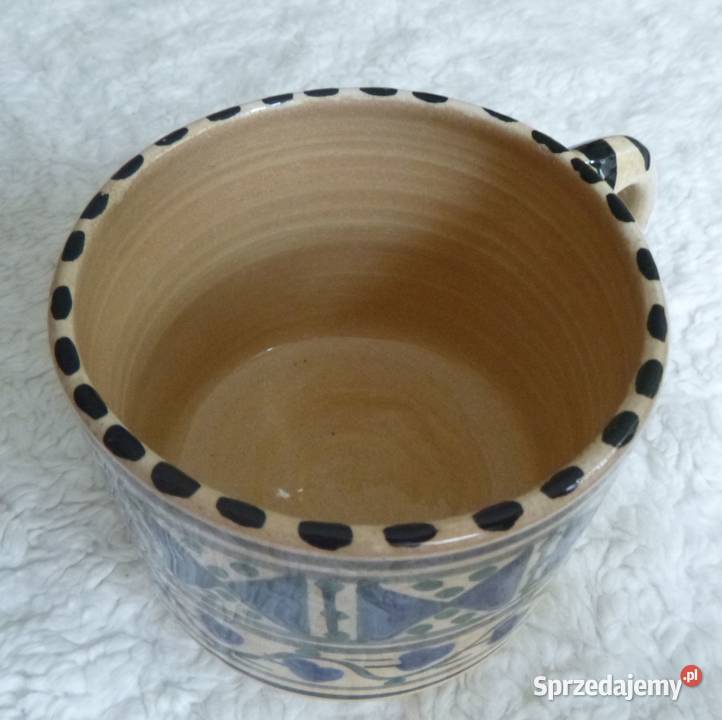 Kubek ceramiczny z etnicznym wzorem Ceramika i szkło sprzedam