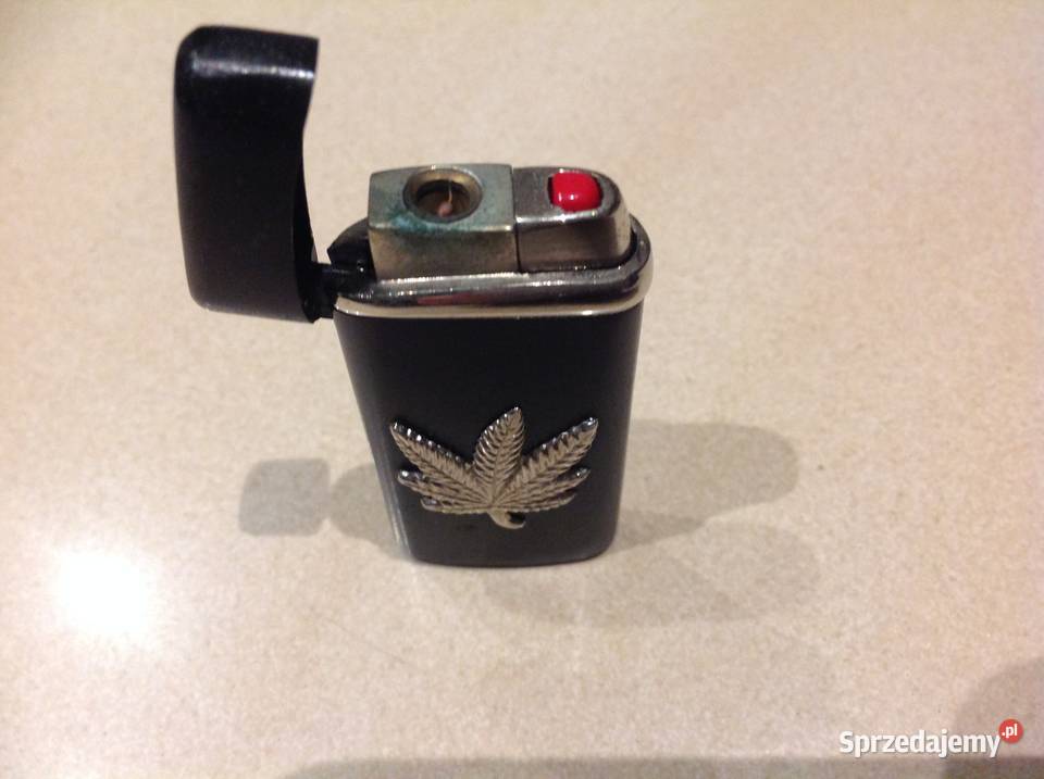 Zapalniczka Żarowa DENNIS Czarna Srebrny Liść Nowa Sól