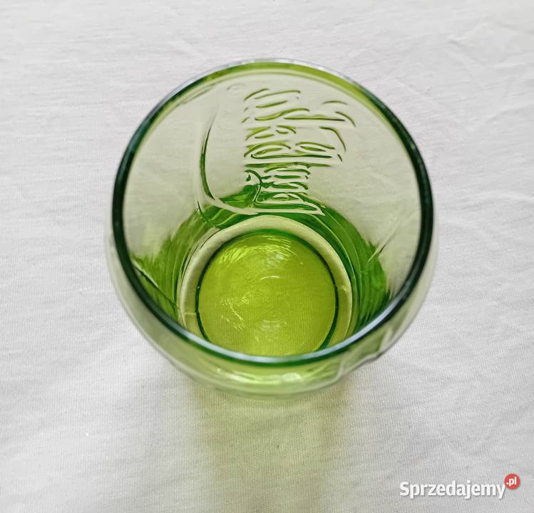 Zielona kolekcjonerska szklanka Coca Cola Porcelana i szkło wielkopolskie Koźminek sprzedam