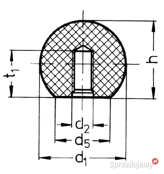 Gałka kulista czarna Kramp M6 x 32 mm 1108103206 Kamionna