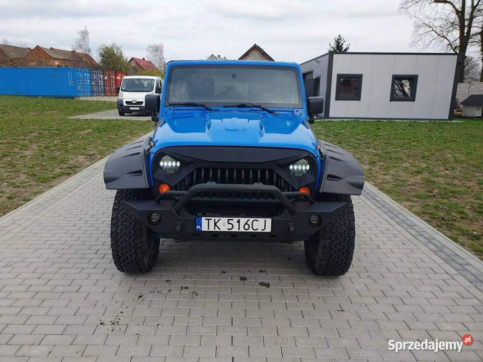Jeep Wrangler Sahara 38 Benzyna Hard Top Trail niebieski Strobice