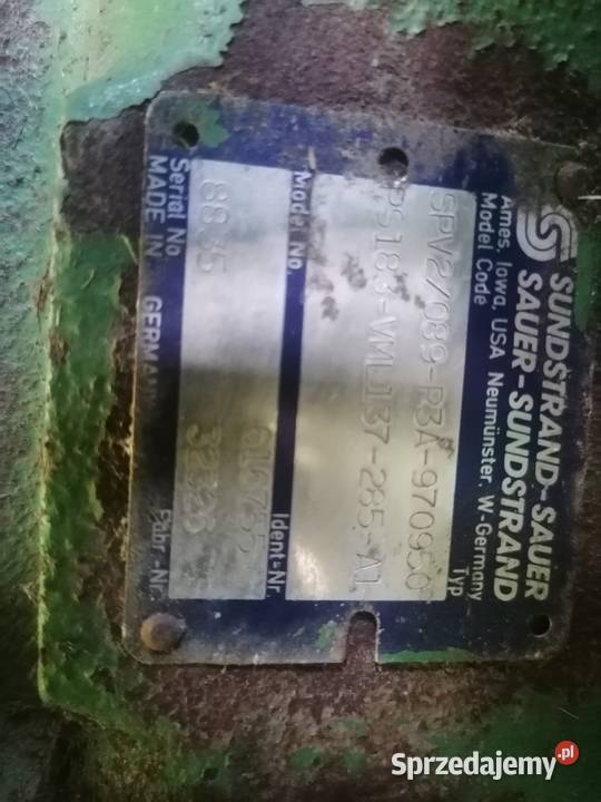 Pompa Jazdy Sauer John Deere 117411771188 podlaskie Siemiatycze