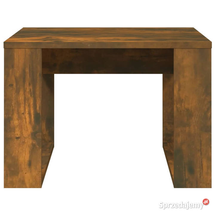 Stolik boczny przydymiony dąb 50x50x35 WM825825