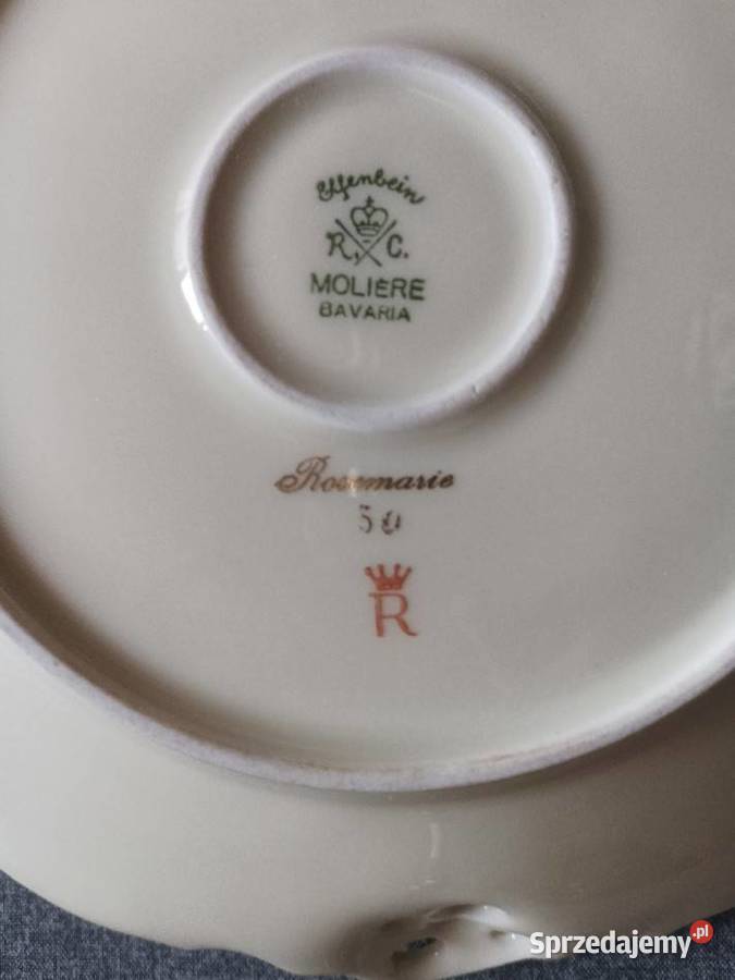 Porcelana Rosenthal Moliere BRABANT GOLD patera Węgorzewo