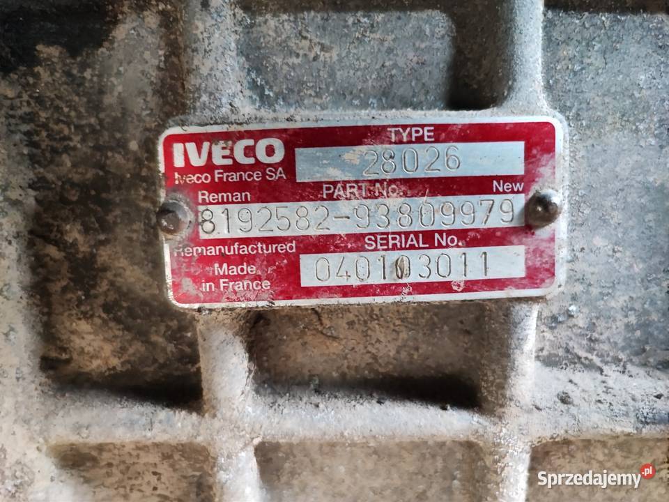 Skrzynia biegów Tarpan Honker Iveco turbo 25 Krosno Odrzańskie