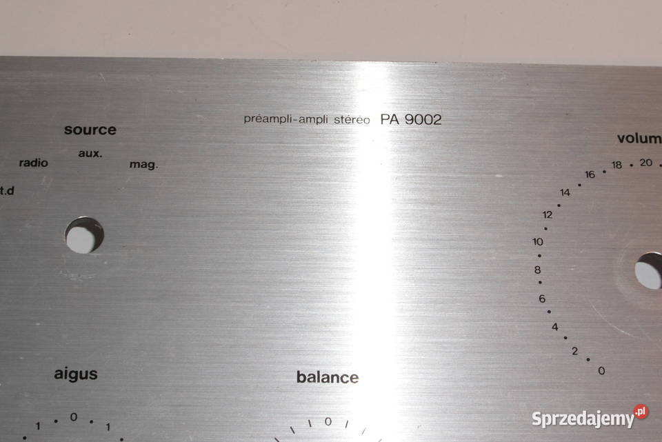 Continental Edison płyta czołowa Wzmacniacze i pokrewne Kraków