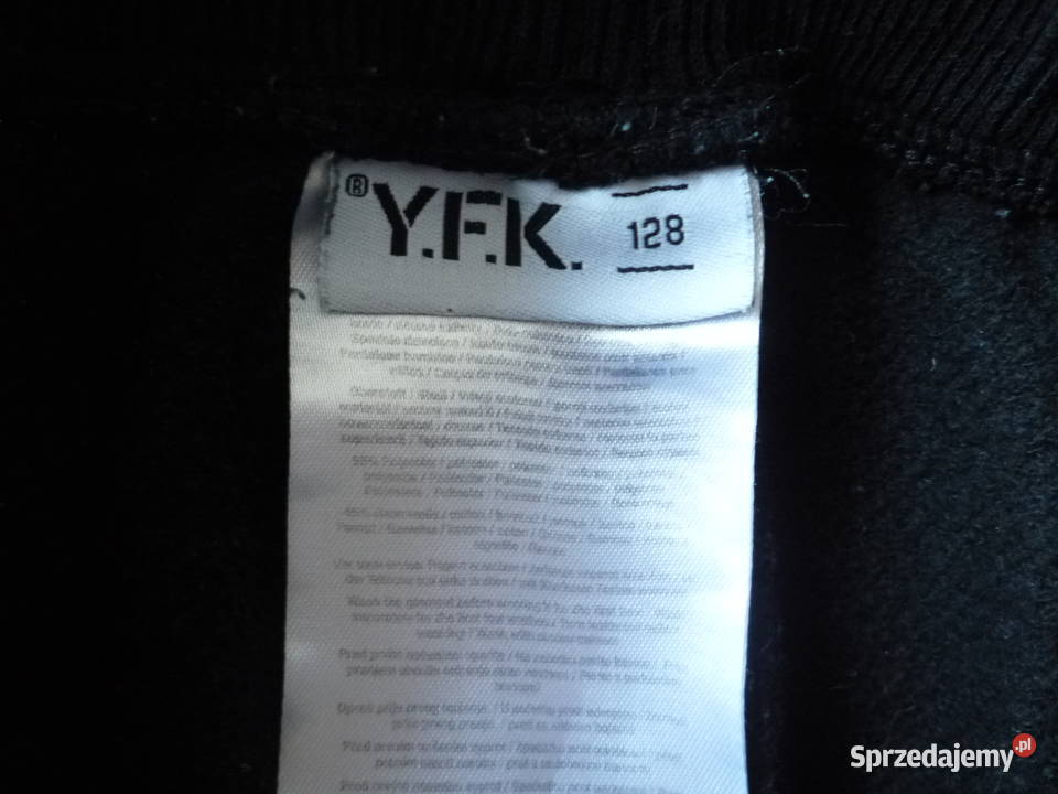 YFK 128134 Czarne spodnie dresowe zachodniopomorskie Szczecin