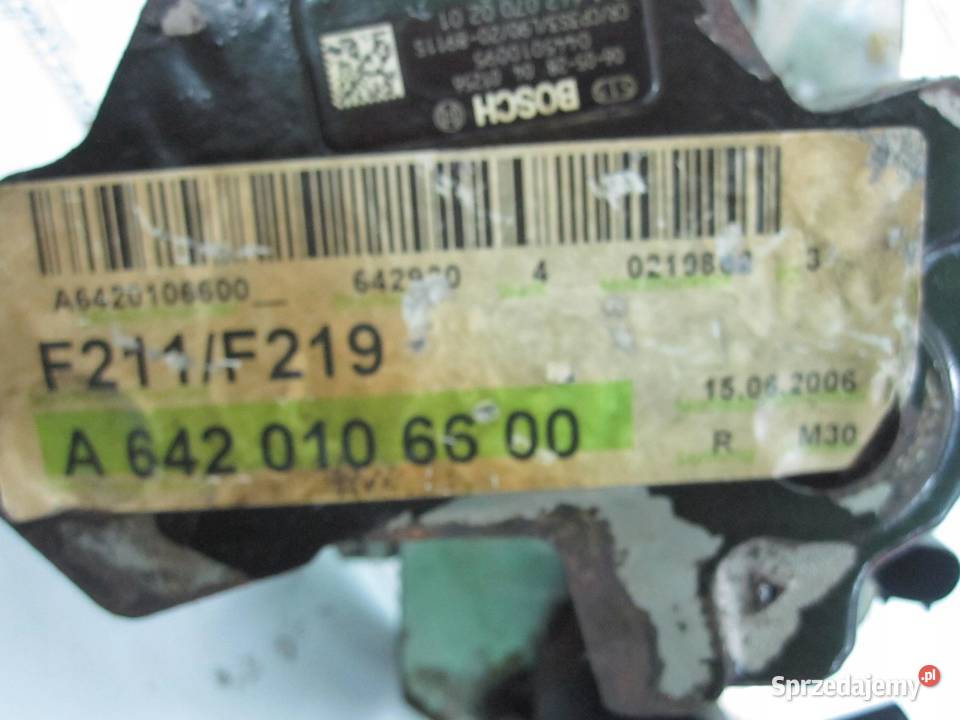 MERCEDES E 30 CDI 06r pompa wtryskowa świętokrzyskie