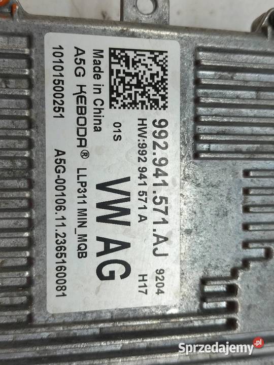 PRZETWORNICA XENON 992941571AJ Skoda Superb III