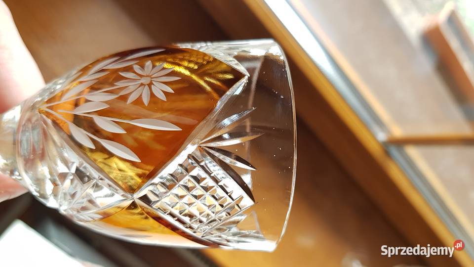 Kryształowe kieliszki 120 ml kolorowy kryształ Dąbrowa Górnicza