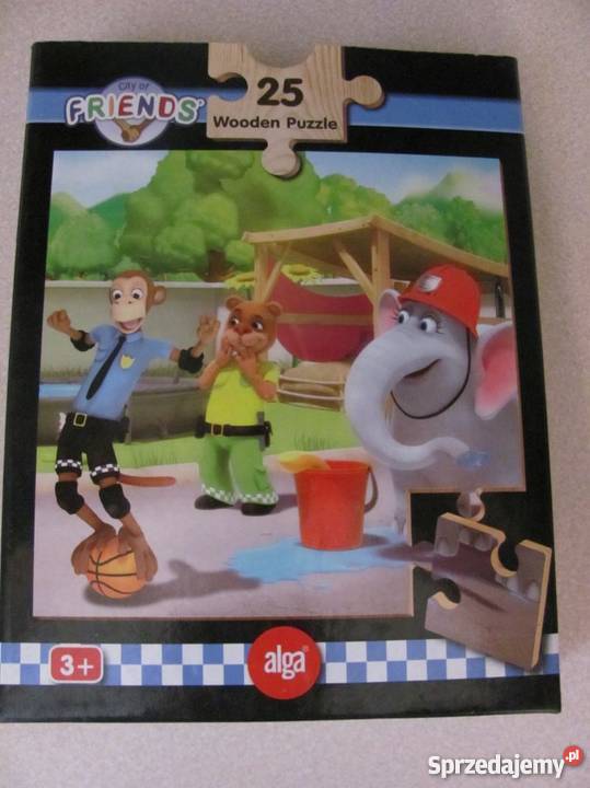 puzzle drewniane Wooden Puzzle 25 alga wiek 4 lubelskie Zamość sprzedam