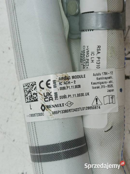 KURTYNA POWIETRZNA AIRBAG LEWA 985P13380R Dacia
