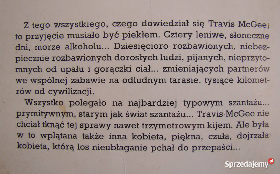 Przebiegła i ruda John D MacDonald małopolskie Limanowa