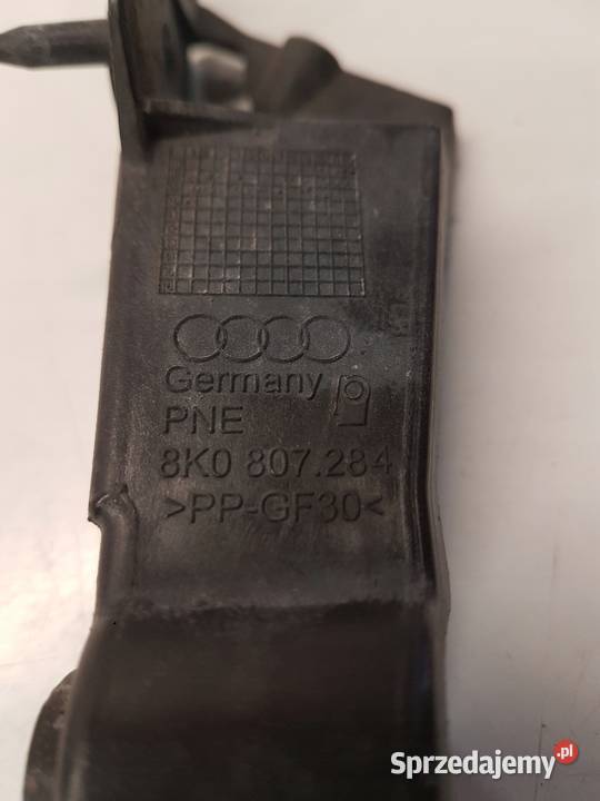 ŚLIZG ZDERZAKA PRAWY PRZÓD AUDI A4 B8 8K0807284 osobowe śląskie Przystajń