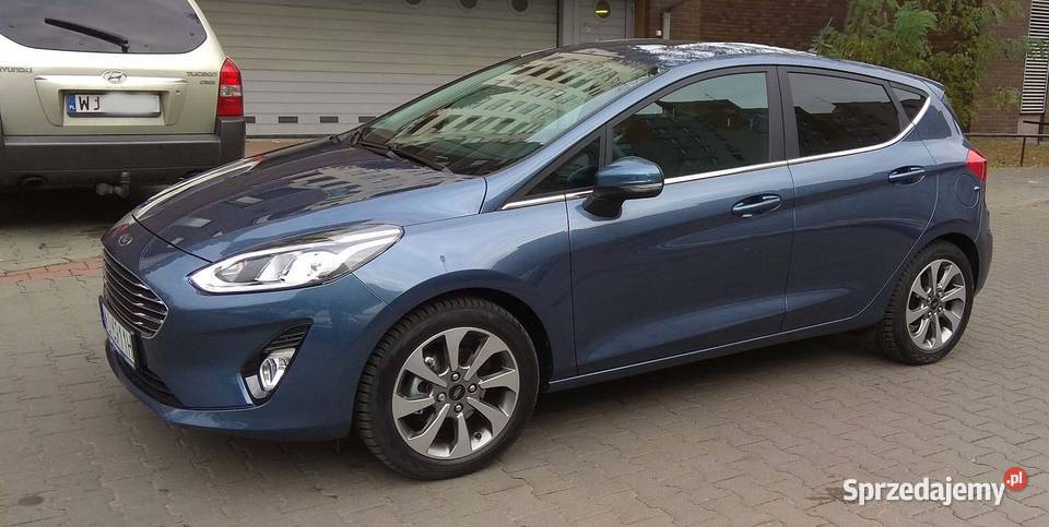 Ford Fiesta mk8 10 EcoBoost 100 Titanium 2019 r pierwszy właściciel Warszawa