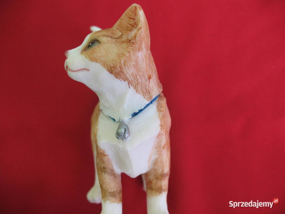 Kot rudy mały kotek ceramika utwardzana 9 x 7 x Siedlce