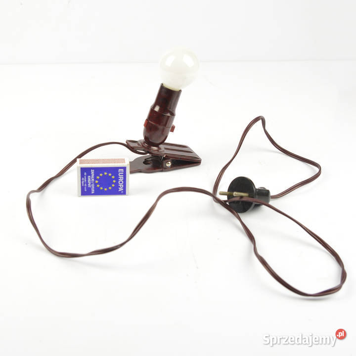 Klipsowa bakelitowa lampka nocna Niemcy lata 30 Warszawa