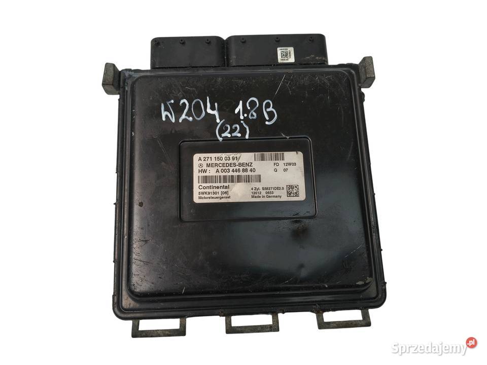 STEROWNIK ECU Mercedes W208 W204 W212 S204 S212 Chełm