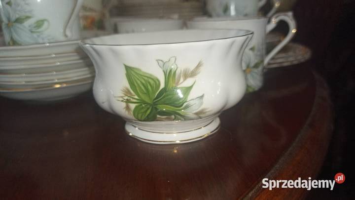 Filiżanka z 2 talerzykami Royal Albert Paragon Porcelana i szkło Gdańsk