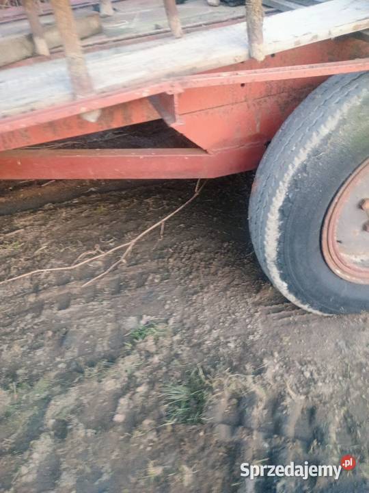 Przyczepa dłużyca do bel słomy siana Skrzydłowice