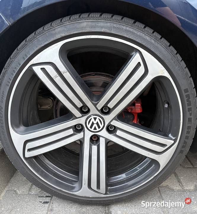 Felgi aluminiowe opony zimowe 7mm stan rozstaw 5 wielkopolskie