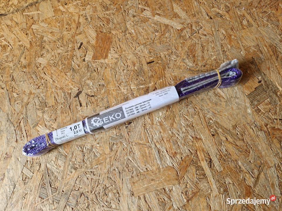 Zawiesie pasowe taśmowe 1T 2M 30mm Głogowa