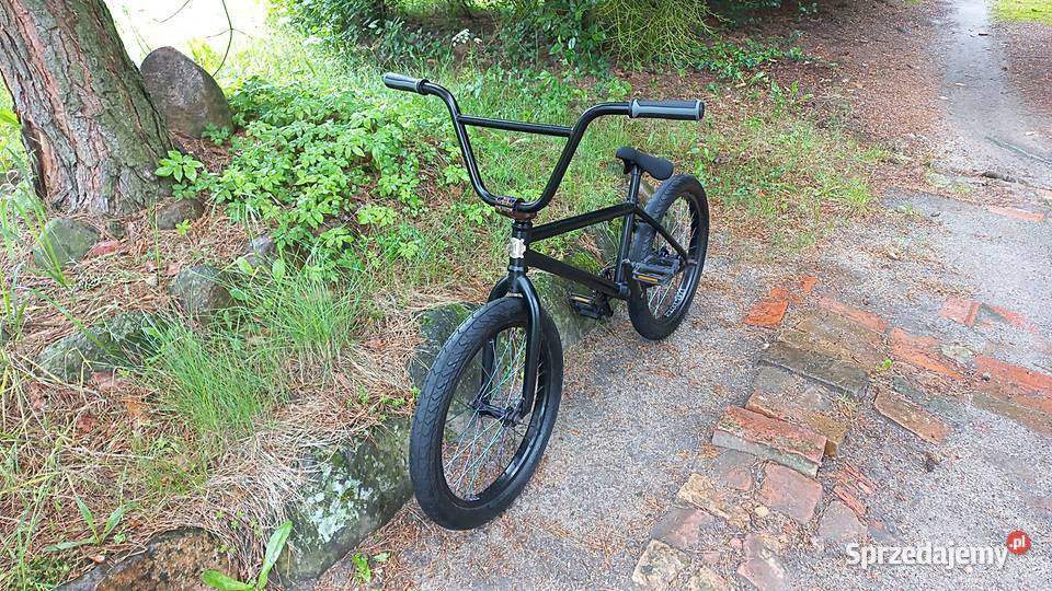 Profesjonalny Czarny Rower Młodzieżowy Bmx Blank Wołów