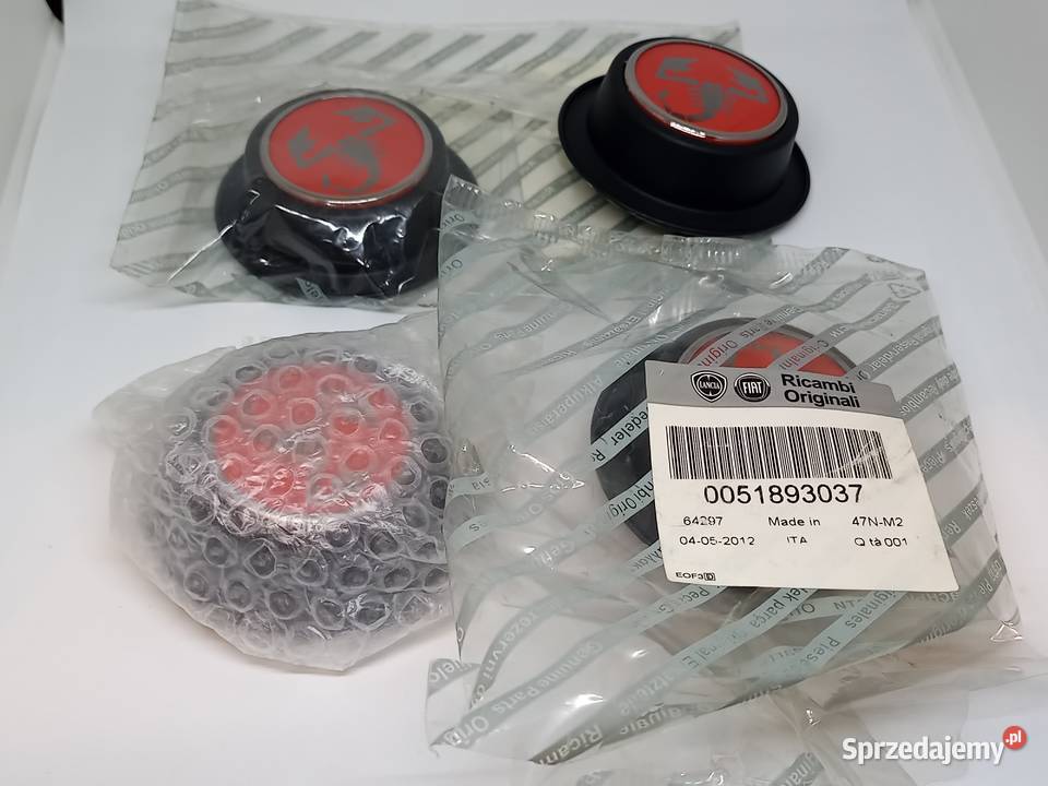 KOŁPAK zaślepka piasty ABARTH FIAT 500 51893037 Kołpaki Czechowice-Dziedzice sprzedam