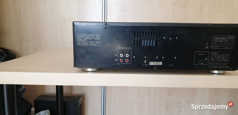 TECHNICS STEREO DOUBLE CASETTE DECK RSTR 373 małopolskie