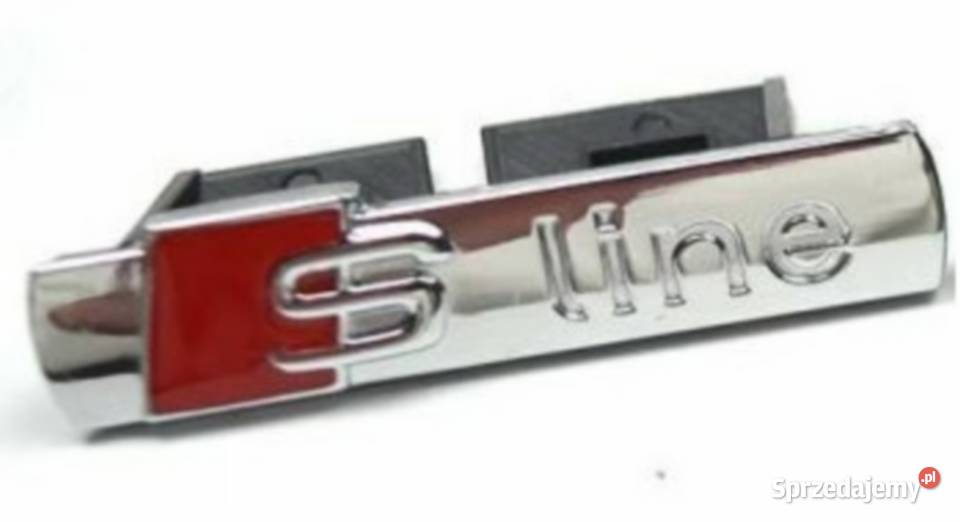 NOWY znaczek na grill logo S LINE SLINE emblemat