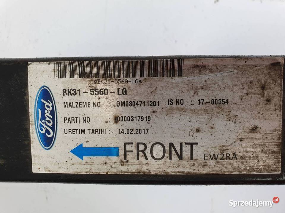 RESOR TYLNY POJEDYŃCZY FORD TRANSIT MK8 kujawsko-pomorskie Lipno