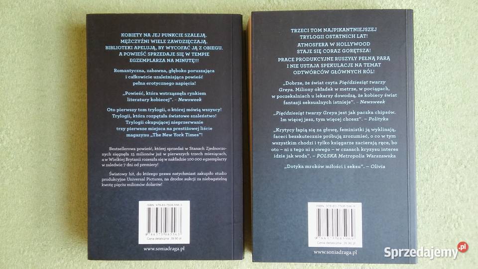 Pięćdziesiąt twarzy Greya Nowe oblicze Greya Pozostałe Warszawa