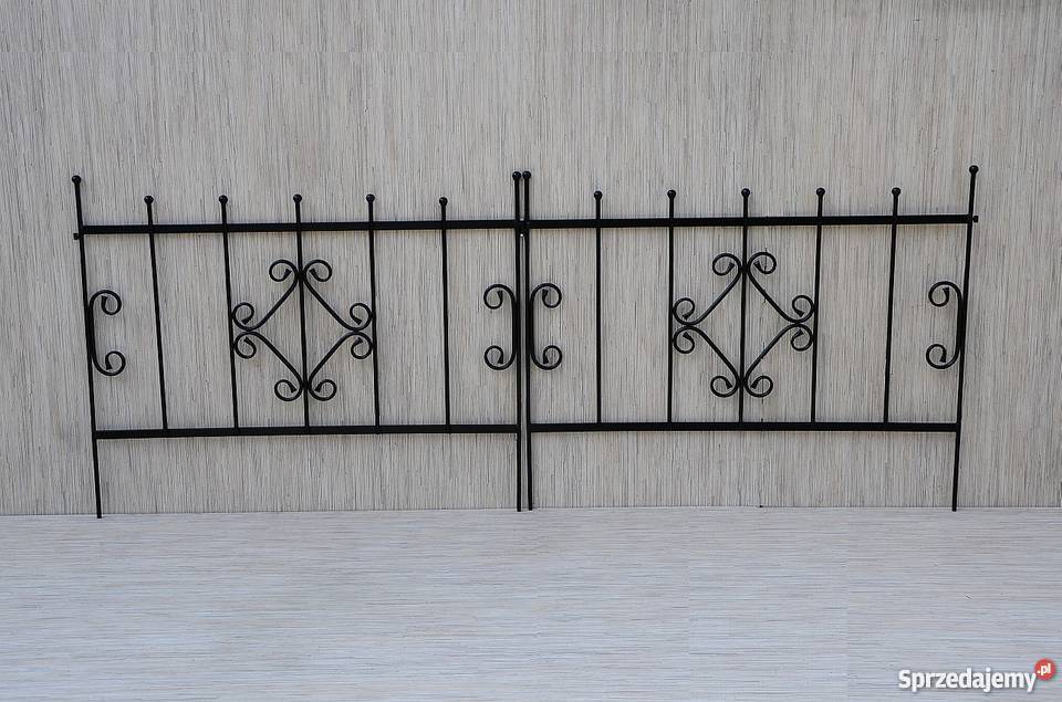 PŁOTEK metalowy ogrodowy palisada 100x80 obrzeże Kraków