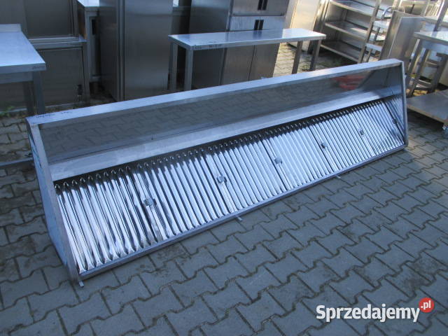 OKAP GASTRONOMICZNY SKOŚNY Z FILTRAMI 3007040 sprzedam