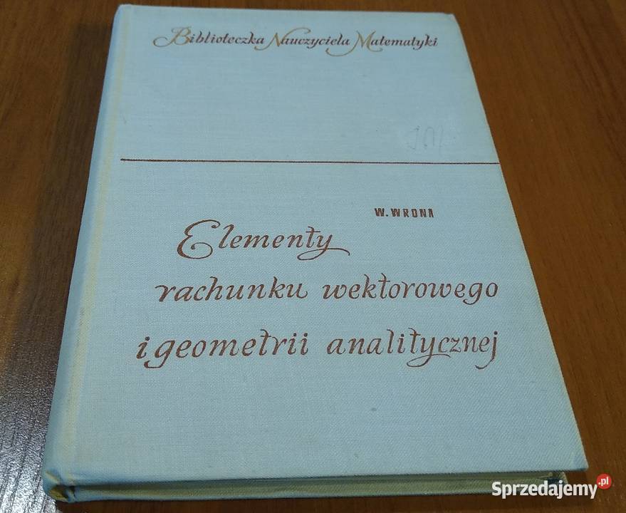 Elementy rachunku wektorowego i geometrii Gdańsk