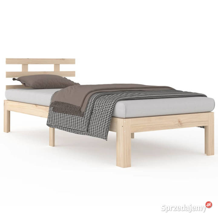Rama łóżka lite drewno 90 x 200 WM814739 205cm Łóżka Warszawa