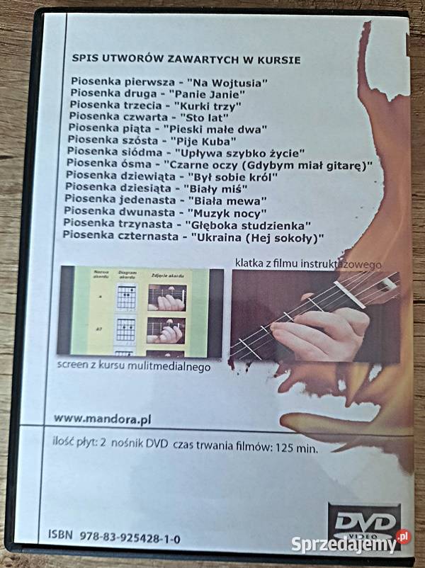 Kurs gry na gitarze 2x DVD początkujących Ostrów Wielkopolski