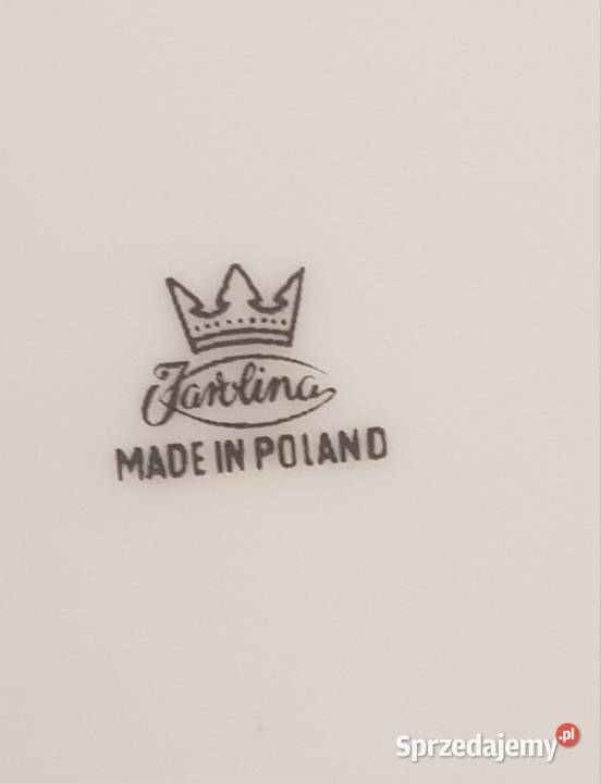 Patera talerz z kotwicą Karolina PRL Porcelana i szkło Orneta