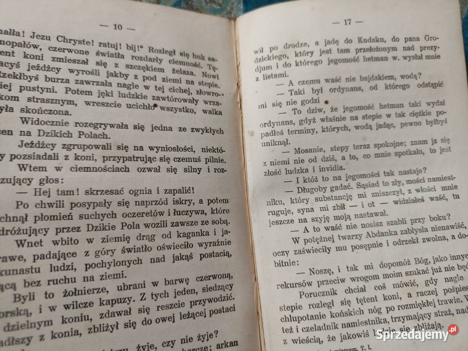 Sienkiewicza książki przedwojenne antykwariat Warszawa