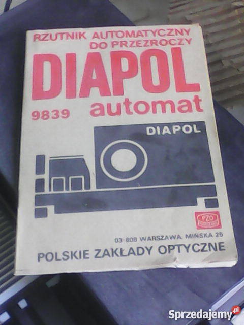 Rzutnikprojektor do slajdow automatyczny Diapol Warszawa